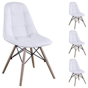 SECOND CHOIX - Lot de 4 chaises CESAR, blanc