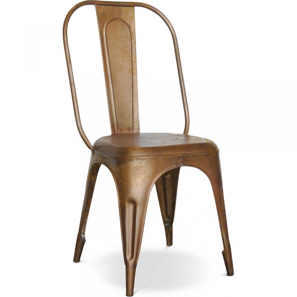 Chaise Tolix Vintage Xavier Pauchard Style - Métal
