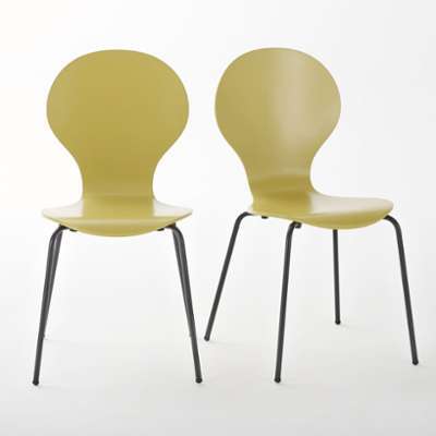 Chaise empilable (lot de 2), Watford - La Redoute