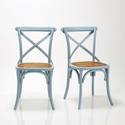 Chaise en hêtre massif (lot de 2), Lunja - La Redo