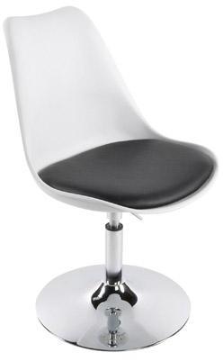 Chaise design 48x54x85cm VIC - noir Chaise design 48x54x85cm VIC