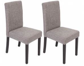 Chaise de salle à manger Lot de 2 VENIZIA Tissu Chaise de salle à manger Lot
