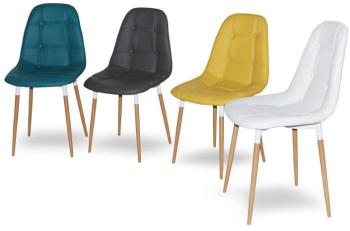 Chaise vintage capitonnée - Weert