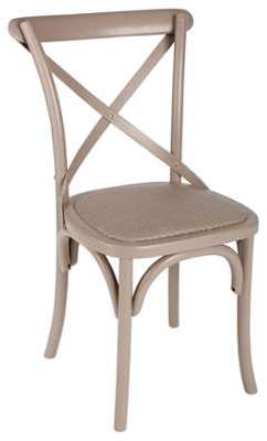 Chaise de bistrot Lusel - Taupe