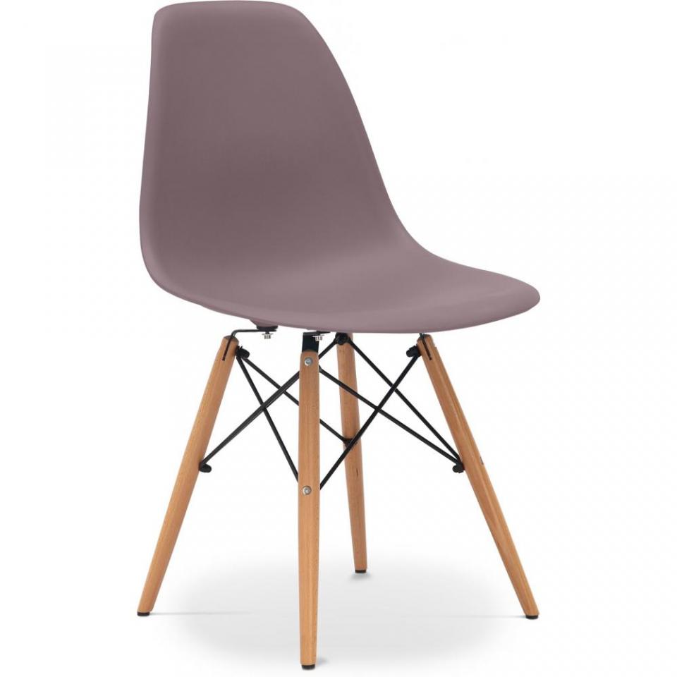 Chaise Geneva - Polypropylène Matt Taupe