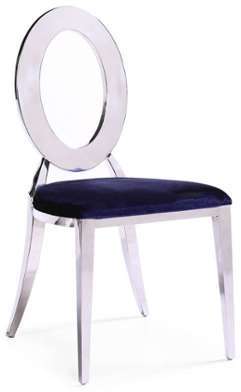 Lot de 6 Chaises en inox Design ROYAL - couleur au