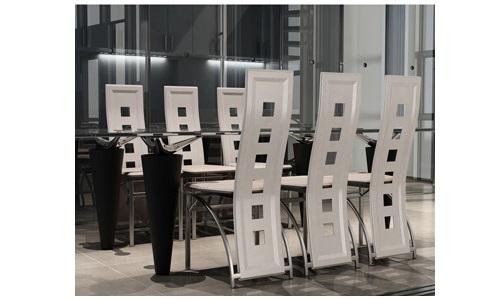 Lot de 6 chaises design NIL (STOCK)