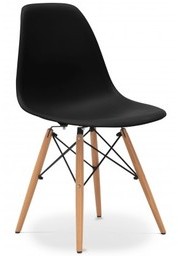 Chaise Design - Eames DSW Noire