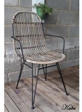 Chaise design Kubu accoudoirs Chaise design Kubu accoudoirs