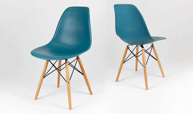 CHAISE DESIGN BLEU CANARD INSPIRATION DSW - PIEDS