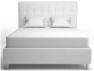 Lit 140x190 cm CAPRI coloris blanc Lit 140x190 cm CAPRI coloris