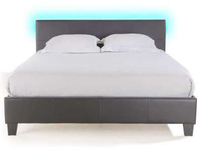Lit adulte 160x200 cm avec led BLOOM LIGHT Lit adulte 160x200 cm avec