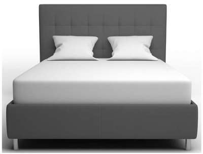 Lit 140x190 cm CAPRI coloris gris Lit 140x190 cm CAPRI coloris