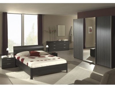 Chambre à coucher complète pour adulte coloris chê