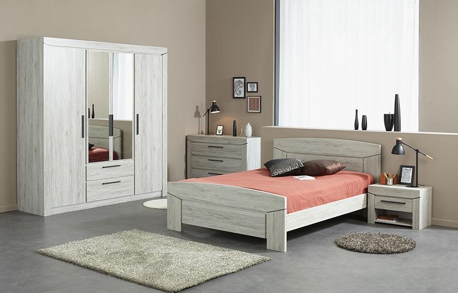Chambre adulte complète contemporaine couleur chên