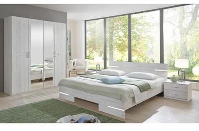 Chambre Complète Impression Chêne Blanc ANOUCHKA L