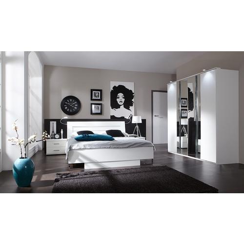 Chambre adulte complète design GENNY, coloris blan