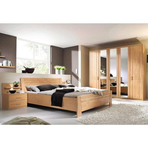 Ensemble chambre lit + 2 chevets + armoire 6 porte