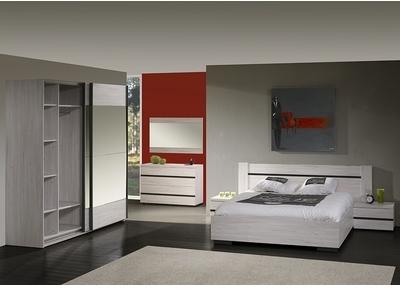 Chambre complète contemporaine NAMUR, coloris chên