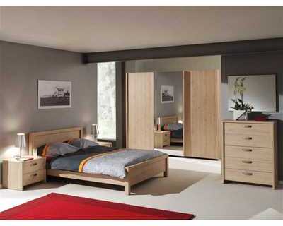 Chambre à coucher complète avec armoire à 3 portes