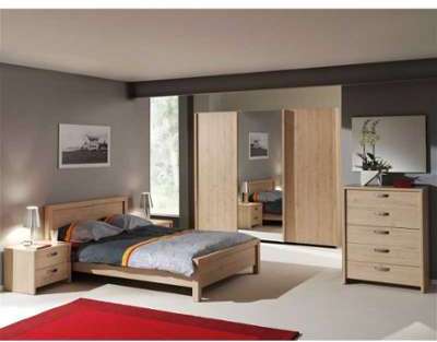 Chambre à coucher complète avec armoire à 3 portes