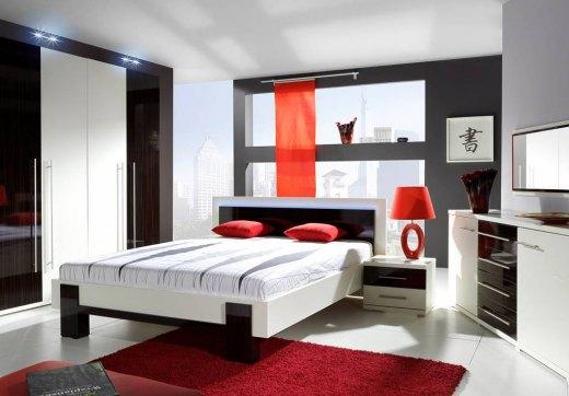 Chambre à coucher complète design KYOTO + éclairag