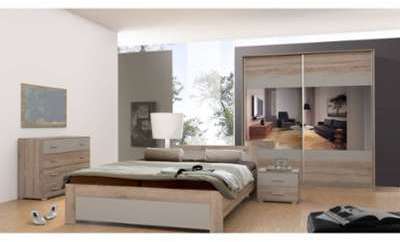 Chambre complète VANESSA Chene clair Chambre complète VANESSA Chene