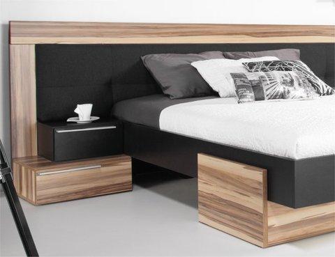 LIT ADULTE AVEC ARMOIRE BLACK Présentation du lit
