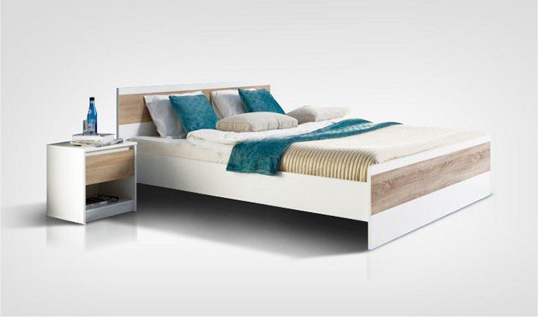Lit 2 personnes 160x200 Venise SANS MATELAS SANS C