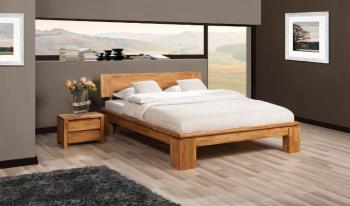 Pack lit haut Vinci commode en chêne massif 140X190 Pack lit haut Vinci commode