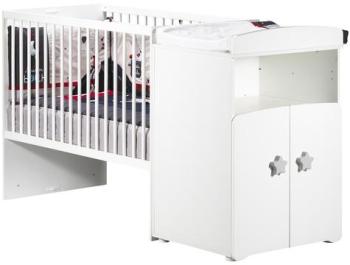 Lit bébé combiné évolutif 60 x 120 cm en 90 x 190 cm Lit bébé combiné évolutif