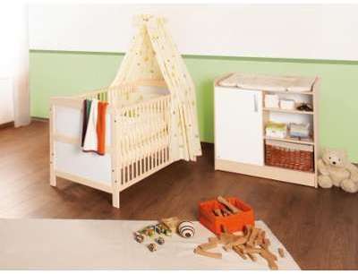 Chambre bébé Starter Florian lit commode Pinolino Chambre bébé Starter Florian
