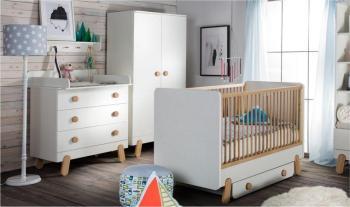 Chambre complète bébé design blanc cosy Non sans m
