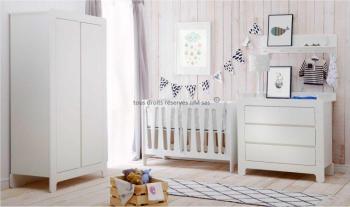 Chambre complète bébé collection moon Pack lit 120