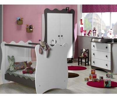 Chambre bébé Doudou Taupe Blanc Chambre bébé Doudou Taupe