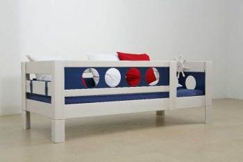 Lit enfant, Pirate, 90x200 cm, en hêtre massif