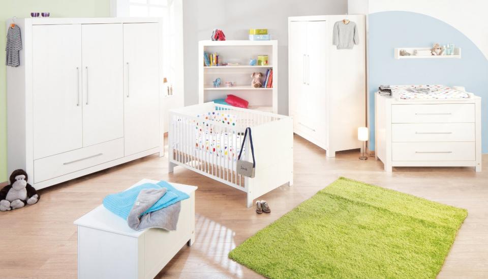 Chambre bébé complete Puro, lit, commode, armoire