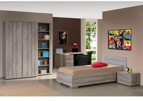 Ensemble chambre à coucher contemporaine avec lit