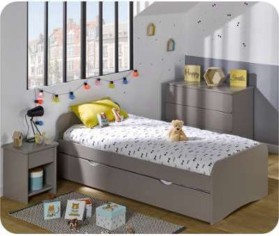 Chambre Enfant Twist Lin - Set de 3 meubles Chambre Enfant Twist Lin -