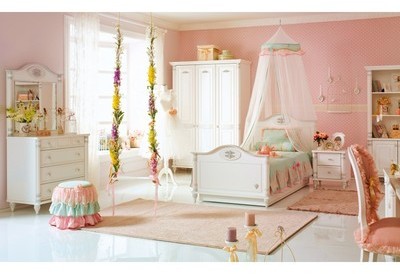 Chambre à coucher enfant complète design ROMANTIC