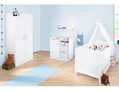 Set de 3 pièces pour chambre bébé avec lit évoluti