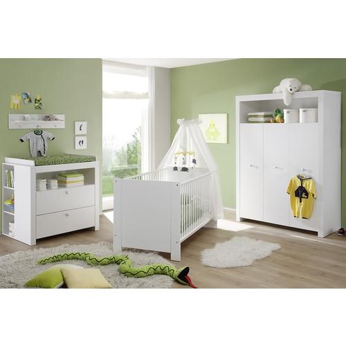 Ensemble chambre bébé coloris blanc