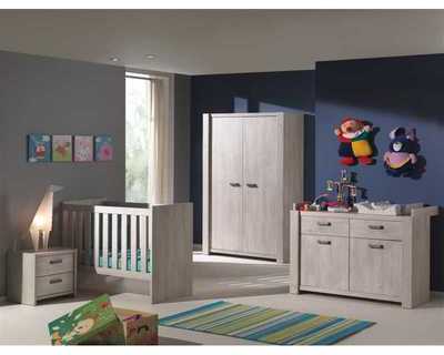 Chambre bébé complète coloris chêne espagnol