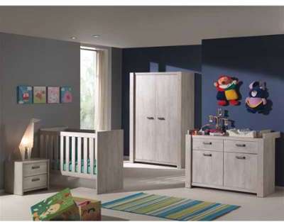 Chambre bébé complète coloris chêne espagnol