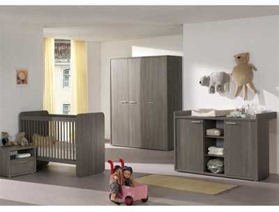 Chambre bébé complète avec un lit évolutif coloris