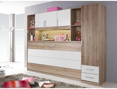 Mur complet ALBANO sanremo/blanc avec éclairage