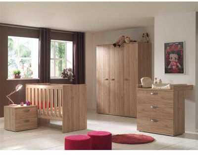 Chambre bébé complète avec un lit évolutif coloris