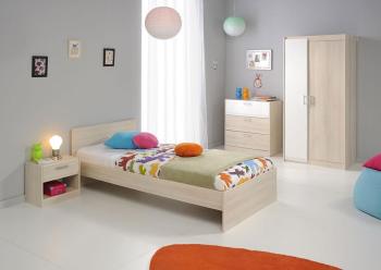 Chambre enfant mixte complète couleur claire acaci