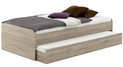 Lit gigogne 90 x 200 Chêne CLEMENT Declikdeco