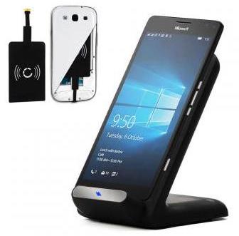 Wireless Chargeur + Adapteur pour Qi: Samsung Gala